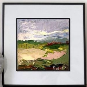 Original acrylic painting on stretched canvas.